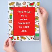 Brochure voor zomerfeest (Hand)