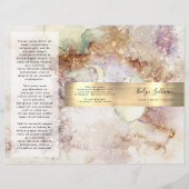 brochure waterverf en goudfolie (Voorkant)