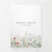 Brochure Wildflower Meadow Drieluik Programma (Cover)