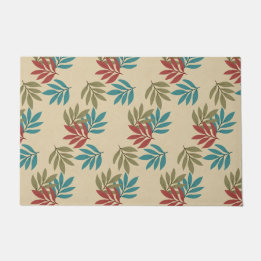 Brochures in kleur Groen, Blauwgroen, Rood Deurmat