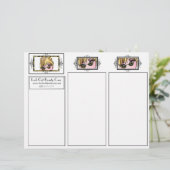 Brochures over drievoudig Eyelash Beauty (Staand voorkant)