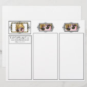 Brochures over drievoudig Eyelash Beauty (Voorkant / Achterkant)