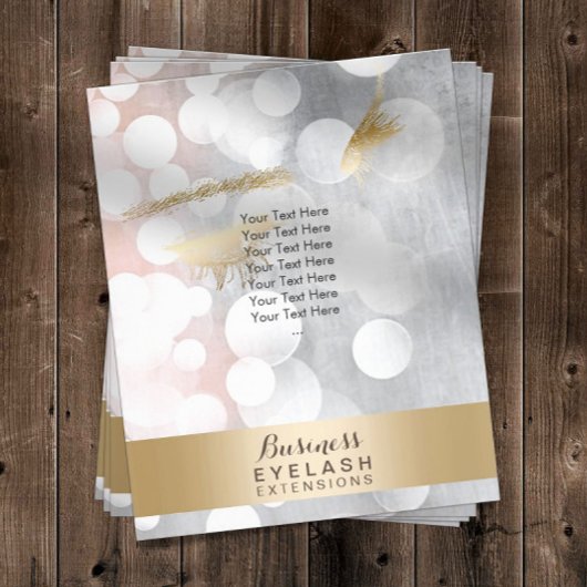 Brochures over moderne Silver- en Gold Eyelash-uit