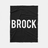 Brock - Cool New Funny Name Fan Gift Tee  Fleece Deken (Voorkant)