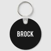 Brock - Cool New Funny Name Fan Gift Tee  Sleutelhanger (Voorkant)