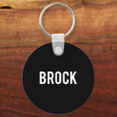 Brock - Cool New Funny Name Fan Gift Tee  Sleutelhanger (Voorkant)