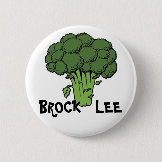 BROCK LEE pin Ronde Button 5,7 Cm (Voorkant)