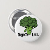 BROCK LEE pin Ronde Button 5,7 Cm (Voorkant /achterkant)