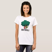 Brock n Roll Grappig Veggie Broccoli Pun T-shirt (Voorkant volledig)
