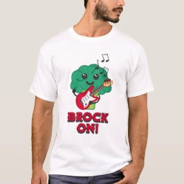 Brock op! Schattigee en Punny Broccoli Cartoon T-shirt