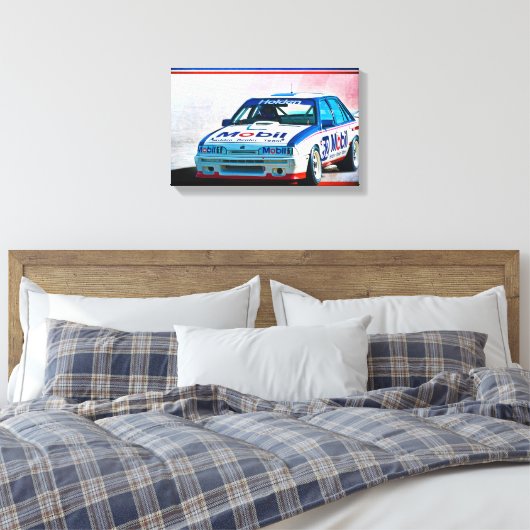 Brock VL Group A Commodore Wrapped Canvas (Insitu (Slaapkamer))
