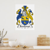 Brockman Family Crest Poster (Keuken)