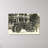 Brockton Brandweer Motor nr. 1 BFD Canvas Afdruk (Voorkant)