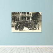 Brockton Brandweer Motor nr. 1 BFD Canvas Afdruk (Insitu (Houten vloer))