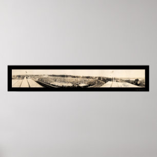 Brockton Fair Grounds foto 1927 Poster