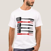 Brockton Grillmaster-T-shirt T-shirt (Voorkant)