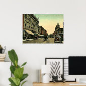 Brockton, Massachusetts, foto van 1910 Poster (Thuiskantoor)