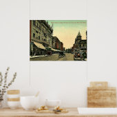 Brockton, Massachusetts, foto van 1910 Poster (Keuken)