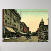 Brockton, Massachusetts,  foto van 1910 Poster (Voorkant)