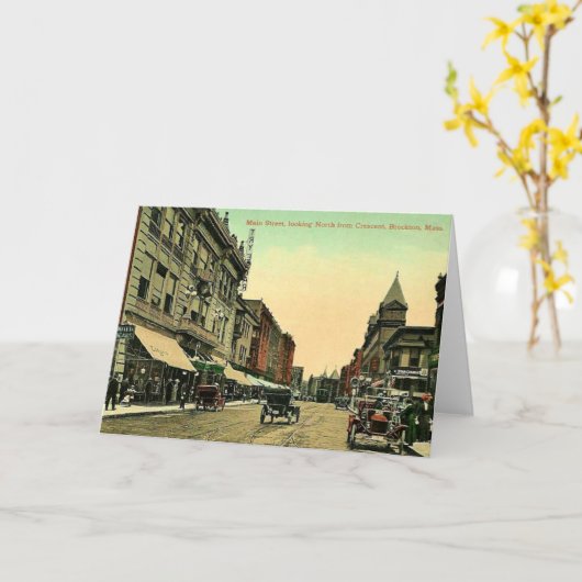  Brockton, Massachusetts Kaart (Gele Bloem)