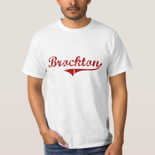 Brockton Massachusetts - Klassiek ontwerp T-shirt (Voorkant)