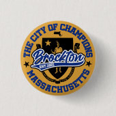 Brockton, Massachusetts Ronde Button 3,2 Cm (Voorkant)
