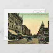 Brockton, Massachusetts, vintage 1910 briefkaart (Voorkant / Achterkant)