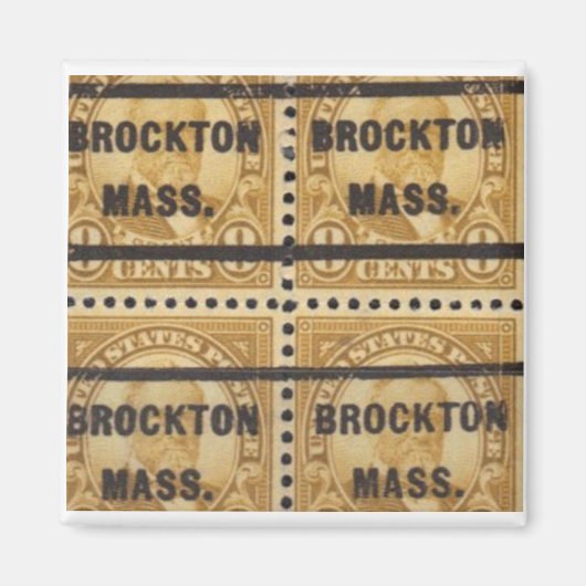 Brockton Stamp Magnet 1 (Voorkant)