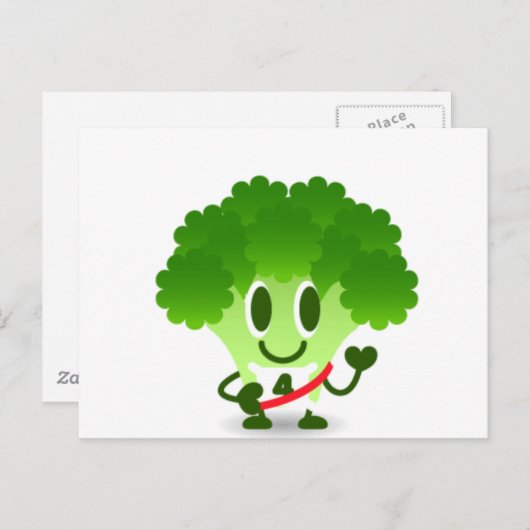 Brocolete Briefkaart (Voorkant / Achterkant)