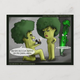 Brocolli Bride Funny Kaarten T - shirts Mokken en 
