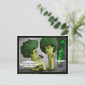 Brocolli Bruid Grappige Kaarten T-shirts Mokken &  (Staand voorkant)