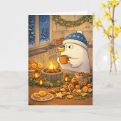 Brodere Dagen Achter de Horizon Kaart (Gele Bloem)