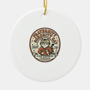 Broderschap Studentenvereniging Kat Broederschap S Keramisch Ornament