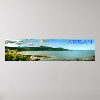 brodick bay arran poster