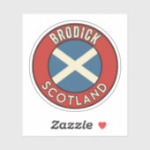 Brodick, Schotland Sticker (Vel)