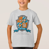 Brodie boys B name & betekenend messghts shield T-shirt (Voorkant)