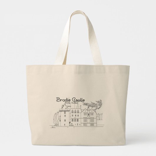 Brodie Castle, Moray, Schotland Tote Tas (Achterkant)