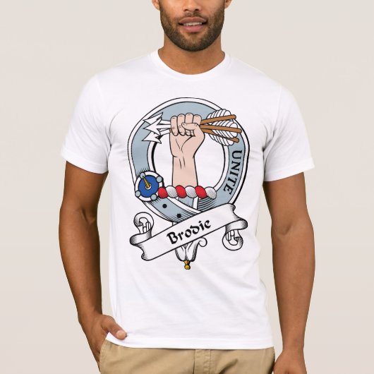 Brodie Clan Badge T-shirt (Voorkant)