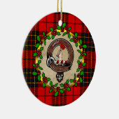 Brodie Clan Badge & Tartan Persoonlijke mas Keramisch Ornament (Rechts)