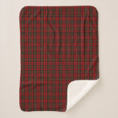 Brodie Clan Plaid Sherpa Fleece Deken (Voorkant)