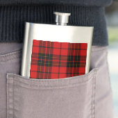 Brodie clan tartan red black plaid flacon (Voorbeeld)