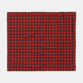 Brodie clan tartan red black plaid fleece deken (Voorkant (Horizontaal))