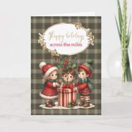 Brodie Hunting Originele Schotse Tartan Feestdagen Kaart