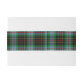 Brodie Hunting Schotse Tartan Belly Band Uitnodigingen Wikkel (Achterkant Voorbeeld)