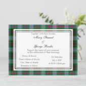 Brodie Hunting Scottish Wedding Invitation Kaart (Staand voorkant)