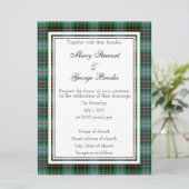 Brodie Hunting Scottish Wedding Invitation Kaart (Staand voorkant)