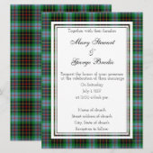 Brodie Hunting Scottish Wedding Invitation Kaart (Voorkant / Achterkant)