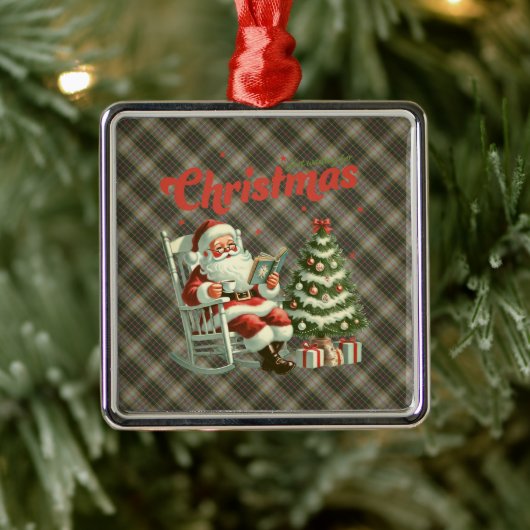 Brodie Hunting Weathered Original Scottish Tartan Metalen Ornament (Boom)