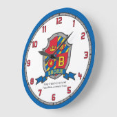 Brodie naam: heraldry shield letter B lion Grote Klok (Hoek)