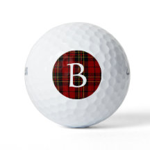 Brodie Plaid Custom Monogram Golfballen